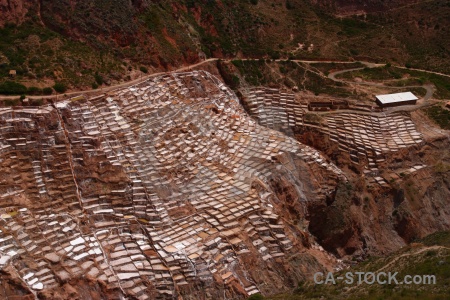 Salt mine pool maras peru salt.