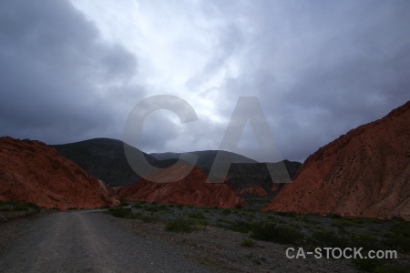 Salta tour landscape cloud rock sky.