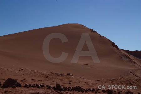 San pedro de atacama desert dune cordillera la sal chile.