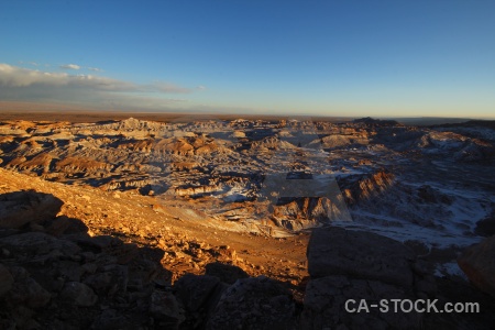 San pedro de atacama south america desert cloud landscape.