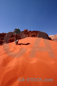 Sand rock jordan asia desert.