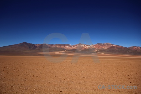 Sand south america andes mountain landscape.