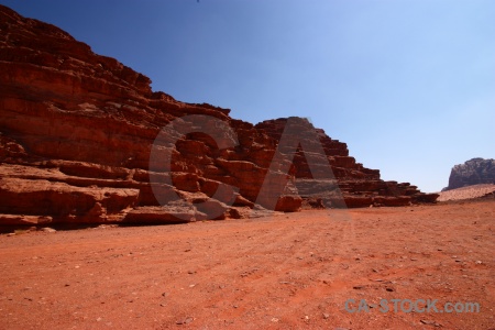 Sand western asia middle east jordan landscape.