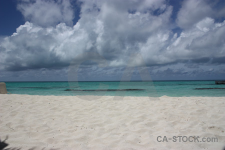 Sea beach water blue.