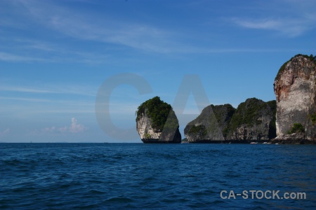 Sea cloud ko phi don island sky.