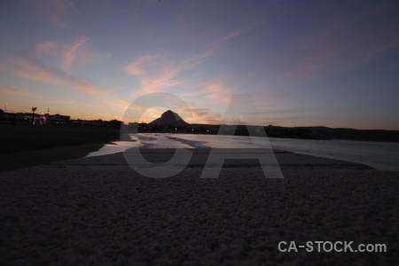 Sea cloud sunset sky javea.