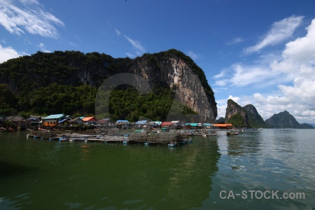 Sea phang nga bay thailand ko panyi tropical.