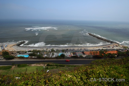 Sea road peru water south america.