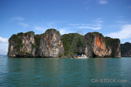 Sea sky boat thailand water.