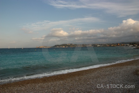 Sea sky spain javea beach.