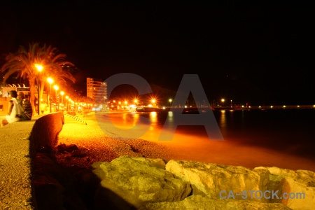 Sea water javea spain beach.