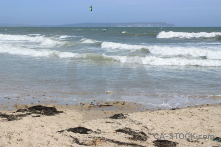 Sea water wave beach.