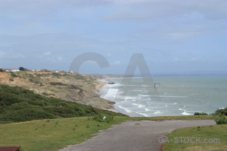 Sea wave coast water beach.