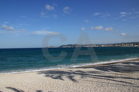 Shadow water stone europe beach.