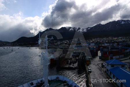 Ship tierra del fuego ushuaia sea patagonia.