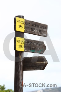 Sign white texture yellow.