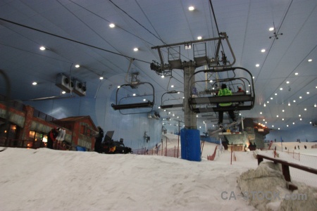 Skiing mall of emirates ski dubai uae.