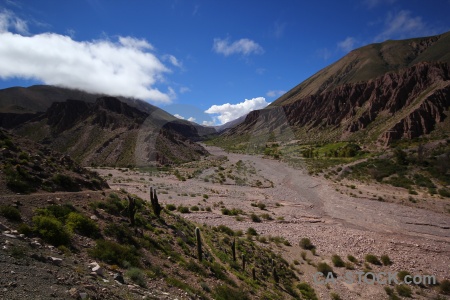 Sky andes south america river bed cloud.