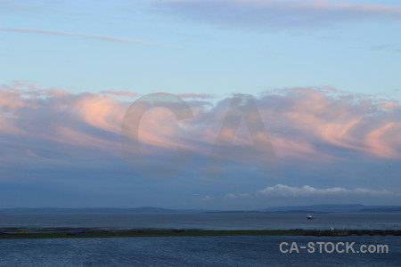 Sky blue cloud.