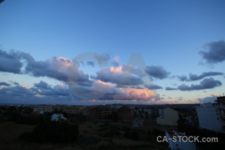 Sky blue cloud.