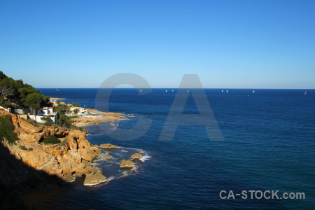 Sky blue spain europe javea.