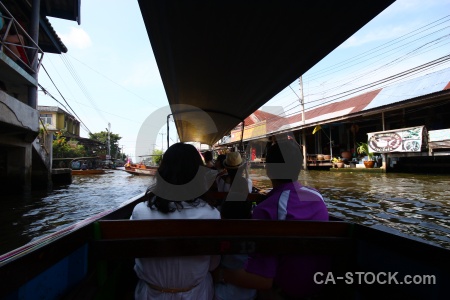 Sky canal water ton khem thailand.