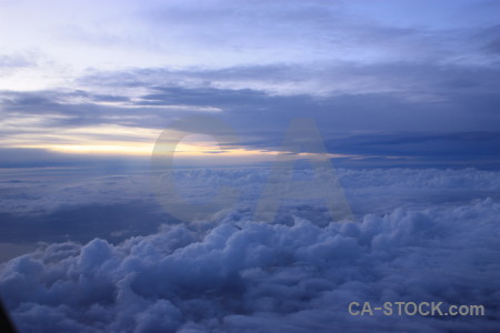 Sky cloud above blue.