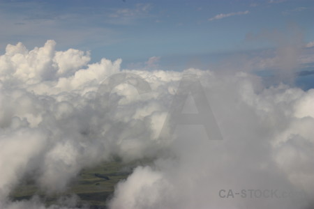 Sky cloud above gray.