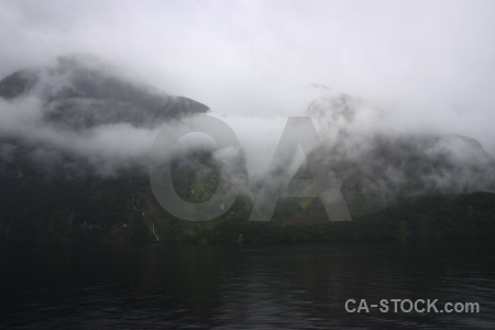 Sky cloud fiordland mountain fiord.