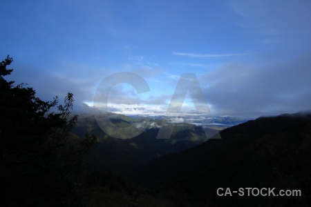 Sky cloud peru inca trail.