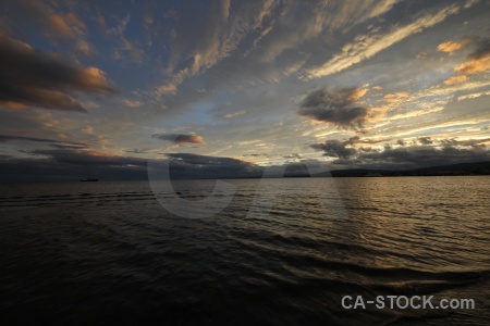 Sky cloud punta arenas patagonia chile.