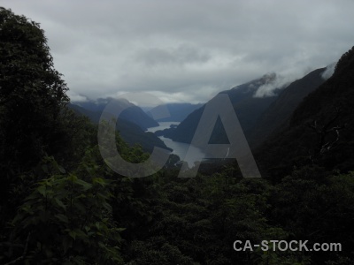 Sky cloud south island new zealand fiordland.