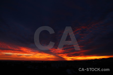 Sky cloud spain javea sunrise.