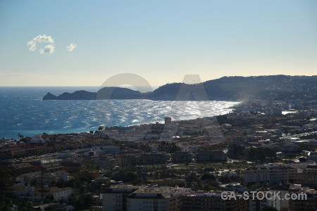 Sky europe javea sea spain.