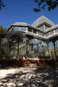 Sky glass crystal palace window building.