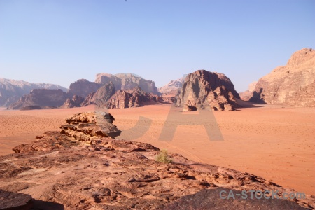 Sky jordan desert wadi rum asia.