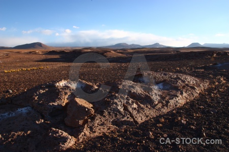 Sky mountain huayllajara south america andes.