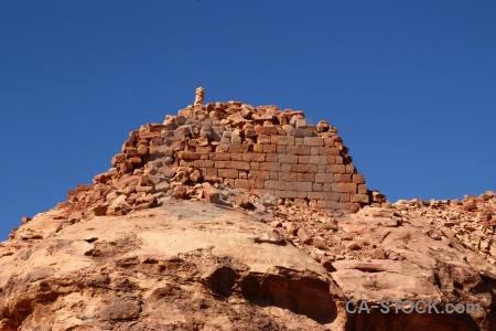 Sky petra carving block nabataeans.