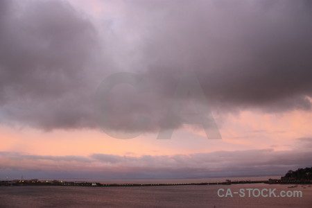 Sky pink cloud.