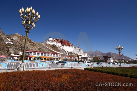 Sky potala palace buddhist grass buddhism.