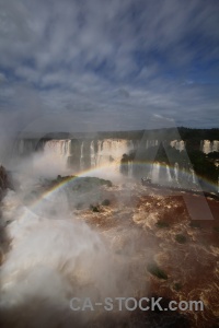 Sky river tree waterfall iguazu falls.