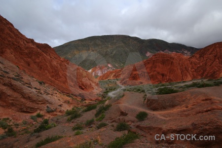 Sky rock cliff purmamarca mountain.