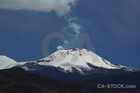 Sky sabancaya south america active snowcap.