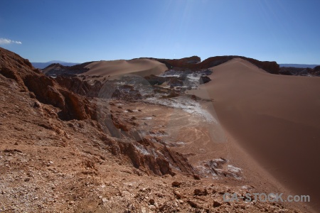 Sky sand chile dune san pedro de atacama.