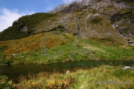 Sky south island cloud water new zealand.