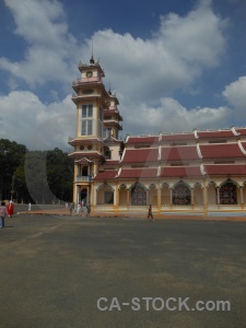 Sky southeast asia archway step tay ninh.