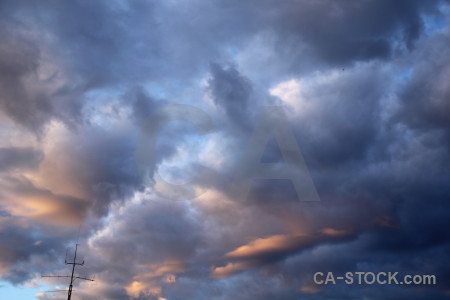 Sky spain cloud javea blue.