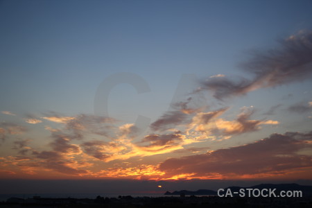 Sky sunrise sunset cloud javea.