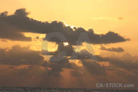 Sky yellow cloud.