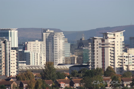 Skyscraper building.